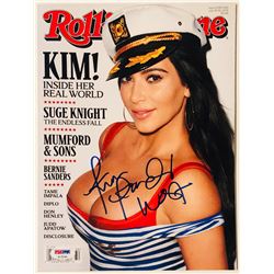 Kim Kardashian Signed 8x10 Rolling Stone Magazine (PSA COA)