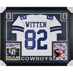 Jason Witten Signed Dallas Cowboys 35x43 Custom Framed Jersey (JSA  Witten Hologram)