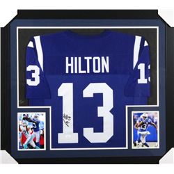 T. Y. Hilton Signed Indianapolis Colts 31x35 Custom Framed Jersey (JSA COA)