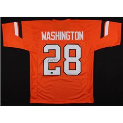James Washington Signed Oklahoma State Cowboys Jersey (Washington Hologram)