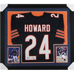 Jordan Howard Signed Bears 31x35 Custom Framed Jersey (Beckett COA)