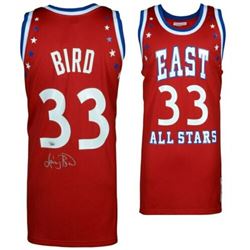Larry Bird Signed Mitchell  Ness 1993 NBA All-Star Authentic Jersey (Fanatics Hologram)