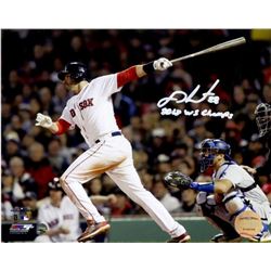 J.D. Martinez Signed 2018 World Series 16x20 Photo Inscribed "2018 WS Champs" (Steiner COA)