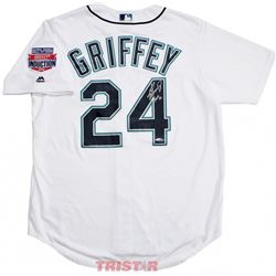 Ken Griffey Jr. Signed Seattle Mariners Jersey Inscribed "HOF 16" (TriStar Hologram)