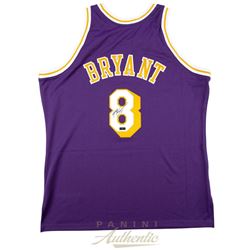Kobe Bryant Signed Mitchell  Ness 1996-97 Purple Los Angeles Lakers Jersey (Panini COA)