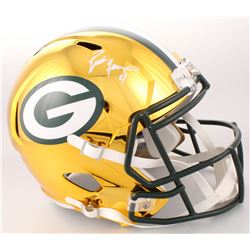 Brett Favre Signed Green Bay Packers Full-Size Chrome Speed Helmet (JSA COA  Favre Hologram)