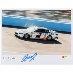 Brad Keselowski Signed Exclusive NASCAR 11x14 Photo (PA COA)