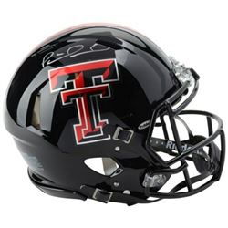Patrick Mahomes Signed Texas Tech Red Raiders Full-Size Authentic On-Field Speed Helmet (Fanatics Ho