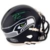 Image 1 : Russell Wilson Signed Seattle Seahawks Mini Speed Helmet (Fanatics Hologram)