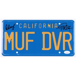 Cheech Marin  Tommy Chong Signed "Up in Smoke" License Plate Inscribed "19" (JSA COA)