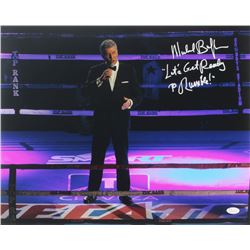 Michael Buffer Signed 16x20 Photo Inscribed "Let's Get Ready To Rumble!" (JSA COA)