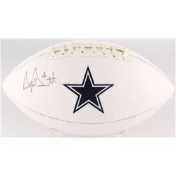 Dak Prescott Signed Dallas Cowboys Logo Football (JSA COA)