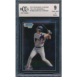 2010 Bowman Chrome 18U USA Baseball #18BC8 Bryce Harper (BCCG 9)