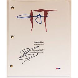 Andy Muschietti  Bill Skarsgard Signed "IT" Movie Script (PSA COA)