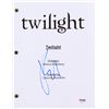 Image 1 : Robert Pattinson Signed "Twilight" Full Movie Script (PSA COA)
