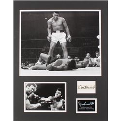 Muhammad Ali 16x20.25 Custom Matted Cut Display with (1) Hand-Written Word from Letter (JSA LOA)