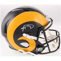 Aaron Donald Signed Los Angeles Rams Full-Size Speed Color Rush Helmet (JSA COA)