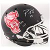 Image 1 : Philip Rivers Signed NC State Wolfpack Full-Size Helmet (Radtke COA)