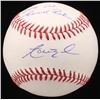 Image 1 : Aaron Nola Signed OML Baseball Inscribed "2019 1st Round Pick" (JSA COA)