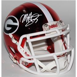 Mecole Hardman Signed Georgia Bulldogs Chrome Mini Speed Helmet (Radtke COA)