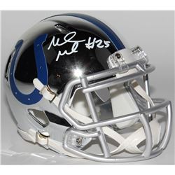 Marlon Mack Signed Indianapolis Colts Chrome Speed Mini Helmet (Schwartz Sports COA)