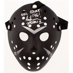 Ari Lehman Signed "Friday the 13th" Jason Voorhees Mask Inscribed "Kill Count: 146!"  "Jason 1" (PA 
