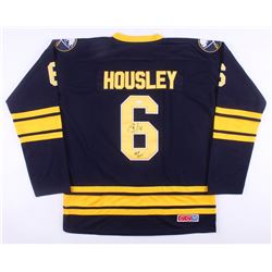 Phil Housley Signed Buffalo Sabres Jersey Inscribed "HOF 2015" (JSA COA)