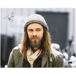 Tom Payne Signed "The Walking Dead" 16x20 Photo Inscribed "Jesus" (Radtke COA)