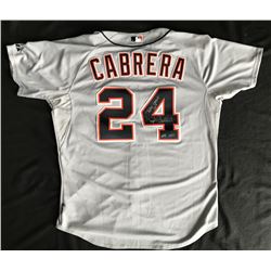 Miguel Cabrera Signed 2012 Detroit Tigers Game-Used Jersey Inscribed "Triple Crown 2012"  "Game Used