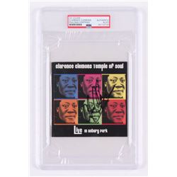 Clarence Clemons Signed "Live in Asbury Park" CD Cover (PSA Encapsulated)