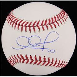 Adam Jones Signed OML Baseball (Fanatics Hologram MLB Hologram)