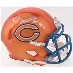 Roquan Smith Signed Chicago Bears Blaze Speed Mini Helmet (Beckett COA)