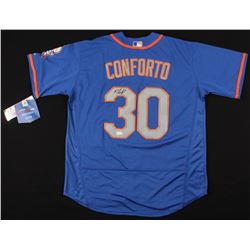 Michael Conforto Signed New York Mets Jersey (JSA COA)