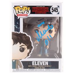Millie Bobby Brown Signed "Eleven" Stranger Things #545 Funko Pop Vinyl Figure Inscribed "011" (JSA 