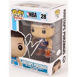 Kristaps Porzingis Signed "NBA" Kristaps Porzingis #28 Funko Pop! Vinyl Figure (JSA COA)