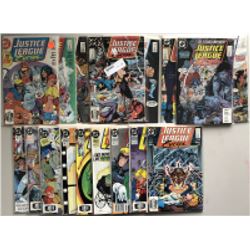 Lot of (41) 1987 Marvel Justice League Comic Books