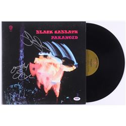 Ozzy Osbourne  Tony Iommi Signed Black Sabbath "Paranoid" Vinyl Record Album (PSA COA)
