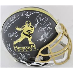 Heisman Trophy Full-Size Authentic On-Field Helmet Signed by (12) with Paul Hornung, Earl Campbell, 