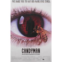 Clive Barker Signed "Candy Man" 27x40 Movie Poster (Radtke Hologram)