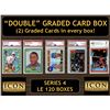 Image 1 : Icon Authentic "Double" Graded Card Box (2) Cards per Box! Series 4 (Guaranteed 2 Cards per Box)