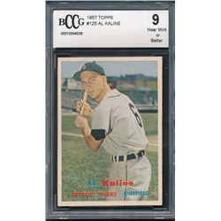 1957 Topps #125 Al Kaline (BCCG 9)