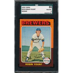 1975 Topps #223 Robin Yount RC (SGC 8)