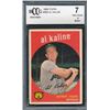 Image 1 : 1959 Topps #360 Al Kaline (BCCG 7)