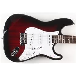 Angus Young Signed 39" Electric Guitar Inscribed "AC/DC" (PSA COA)