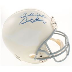 Bart Starr Signed Full-Size Helmet Inscribed "Best Wishes" (Beckett COA)