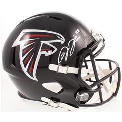 Deion Jones Signed Atlanta Falcons Full-Size Speed Helmet (Radtke COA)