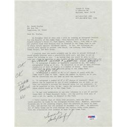 Sandy Koufax Signed Typed Letter With Extensive Inscriptions (JSA LOA)