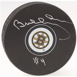 Bobby Orr Bruins Signed Official NHL Bruins Logo Puck (Orr COA)