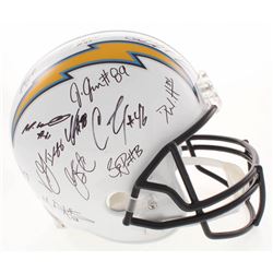 San Diego Chargers Full-Size Helmet Team-Signed by (27) with Philip Rivers, Austin Ekeler, Virgil Gr