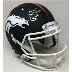 Peyton Manning Signed Denver Broncos Limited Edition Custom Matte Black Full-Size Authentic On-Field